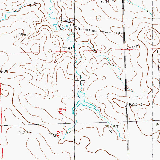 Topographic Map of R Howie Dam, SD
