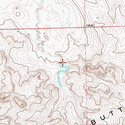 Topographic Map of Teepee Dam, SD