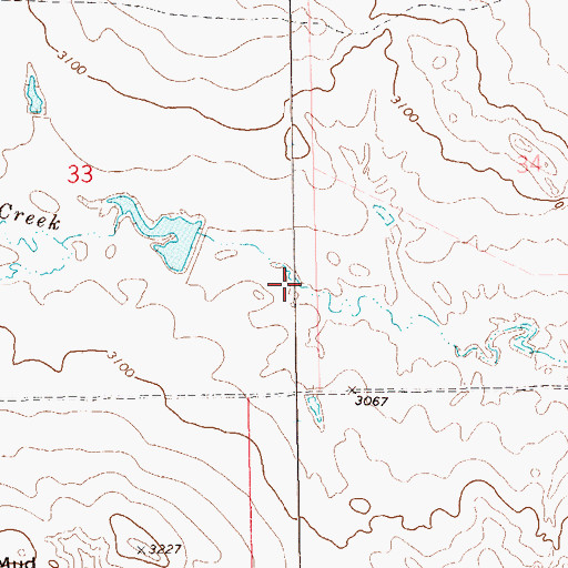 Topographic Map of Antrum Dam, SD