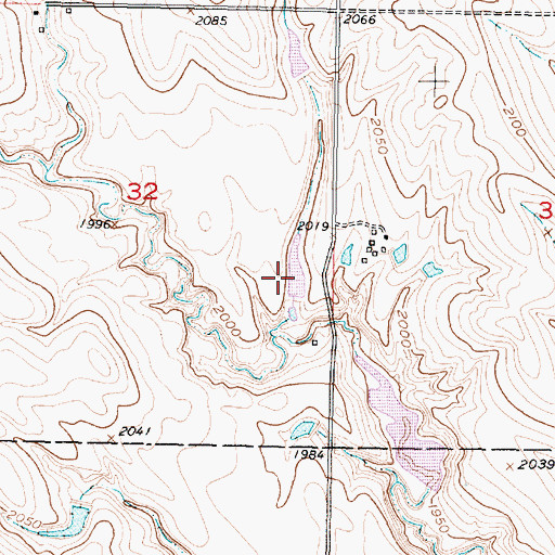 Topographic Map of Dalhke Ranch Number 5 Dam, SD