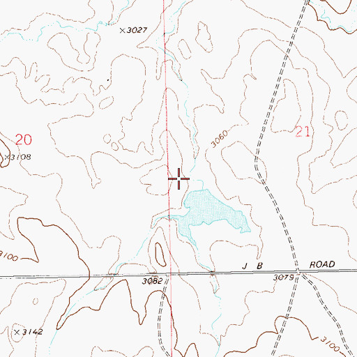 Topographic Map of Little Pond Dam, SD