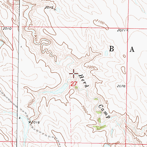 Topographic Map of Herman Number 17 Dam, SD