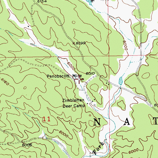 Topographic Map of Penobscott Mine, SD