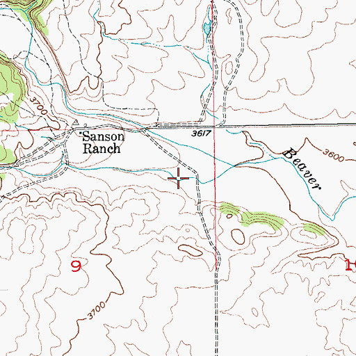 Topographic Map of Wind Cave Canyon, SD