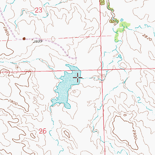 Topographic Map of George Knapp Dam, SD