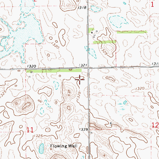 Topographic Map of Stark School Number 1 (historical), SD