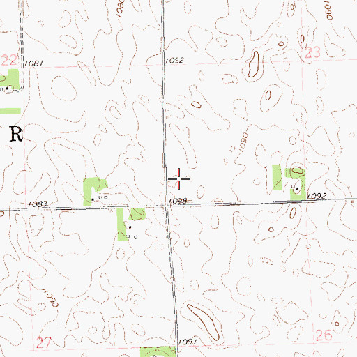 Topographic Map of School Number 4 (historical), SD