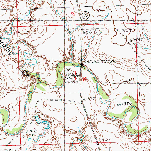 Topographic Map of Zeal (historical), SD