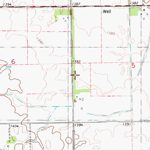 Topographic Map of School Number 7 (historical), SD