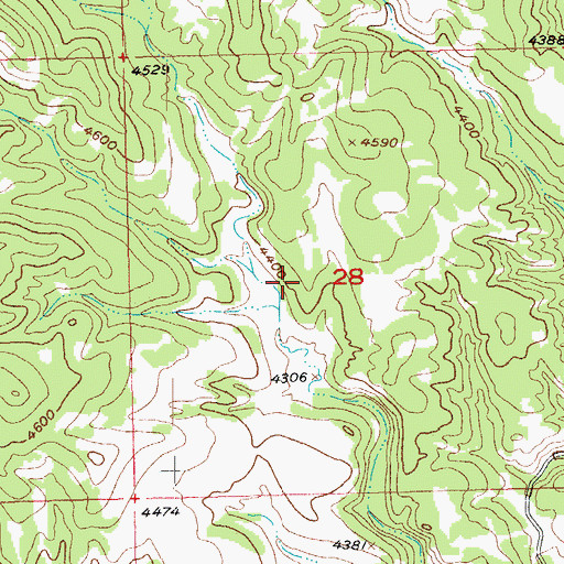 Topographic Map of Robbers Roost (historical), SD