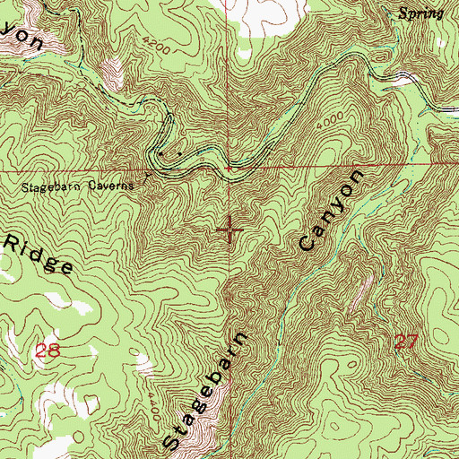 Topographic Map of Goiens (historical), SD