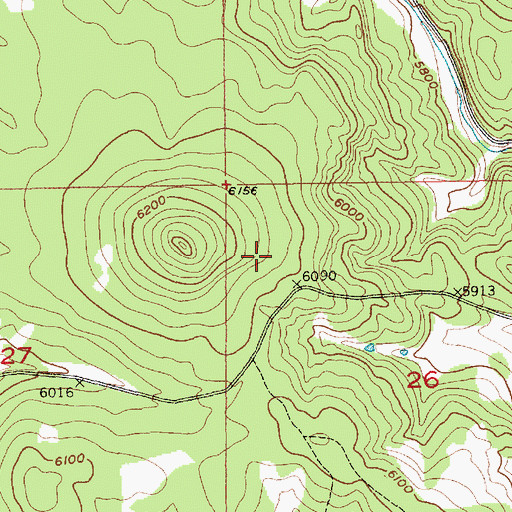 Topographic Map of Camp Collins (historical), SD