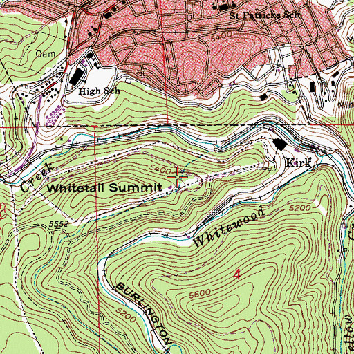 Topographic Map of Yates (historical), SD