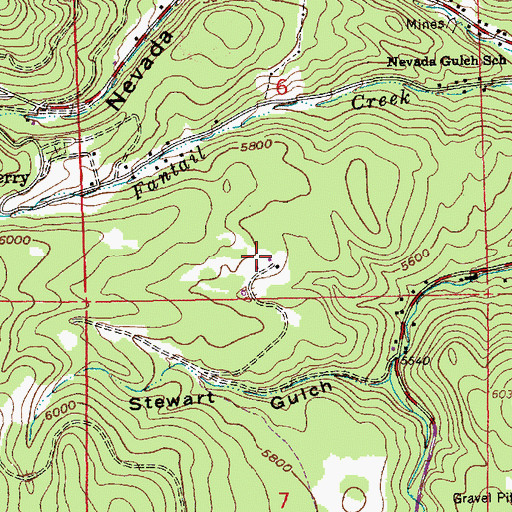Topographic Map of Golden Reward Mine, SD