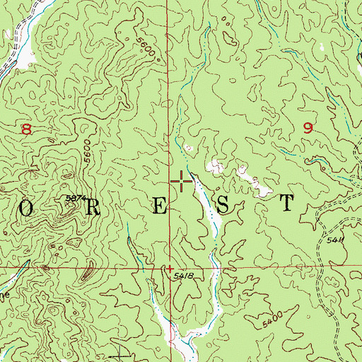 Topographic Map of IXL Lode Number 3 Mine, SD