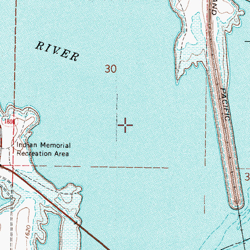 Topographic Map of Grand River, SD