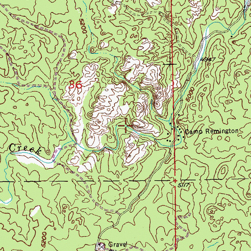 Topographic Map of Maryland Lode Mine, SD