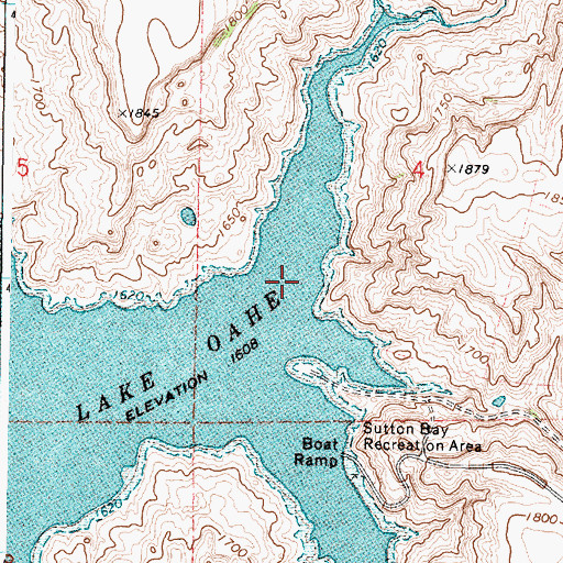 Topographic Map of Artichoke Creek, SD
