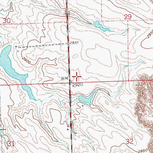 Topographic Map of Maco Sica Picnic Ground, SD