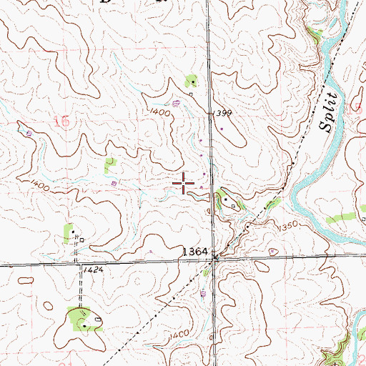 Topographic Map of Township of Brandon, SD