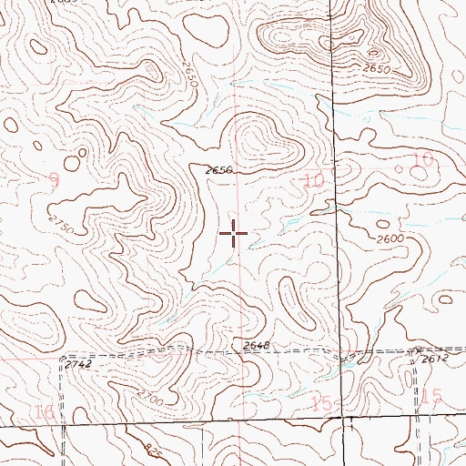 Topographic Map of Township of Viking, SD