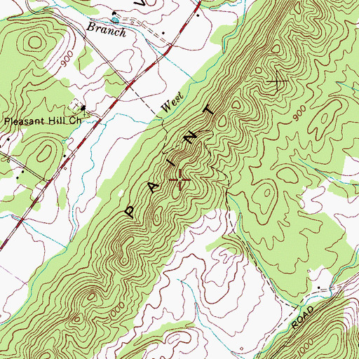 Paint Rock Ridge, TN