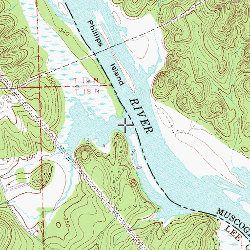 Topographic Map of Turkey Creek, AL