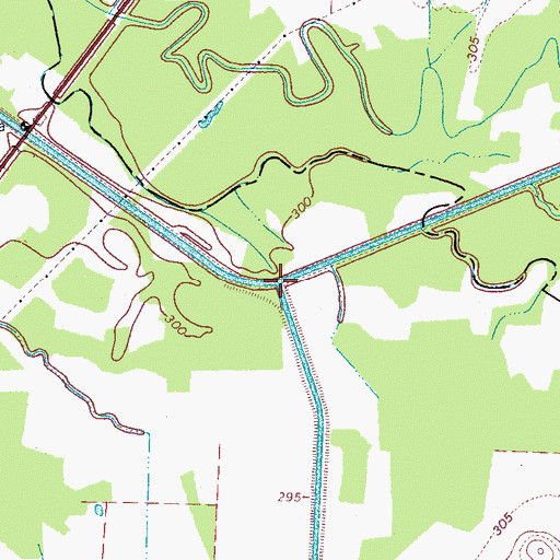 Topographic Map of Cypress Creek, TN