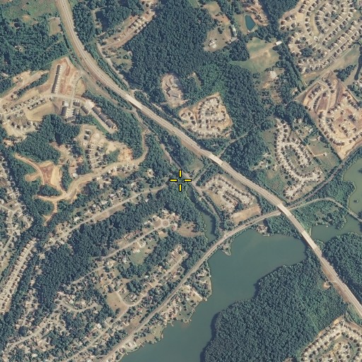 Aerial/Satellite Image of Fox Spring, TN