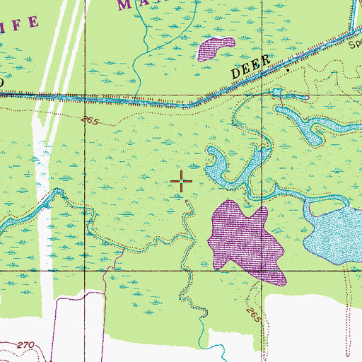 Topographic Map of Nash Creek, TN