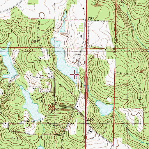 Topographic Map of H G Quinnelly Dam, AL