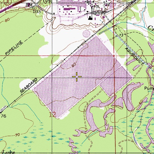 Topographic Map of Container Corporation Treatment P, AL