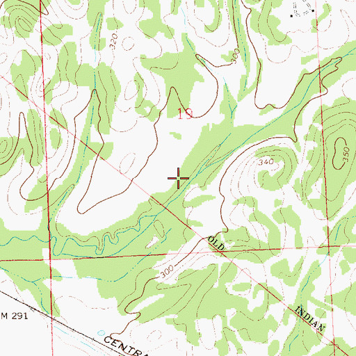 Topographic Map of Old Town Creek Watershed Dam Number 31, AL