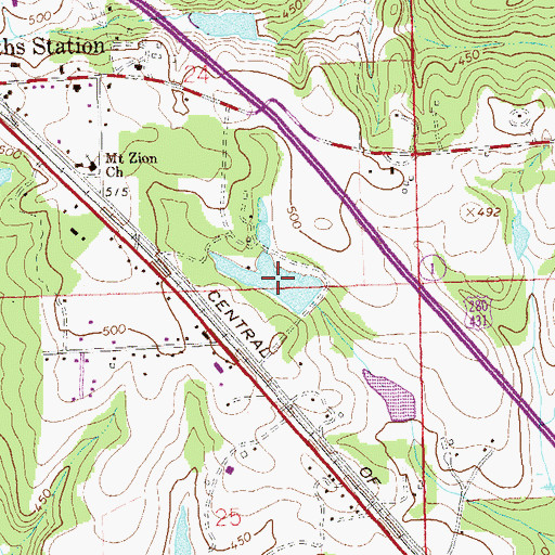 Topographic Map of Lake Clarmar, AL
