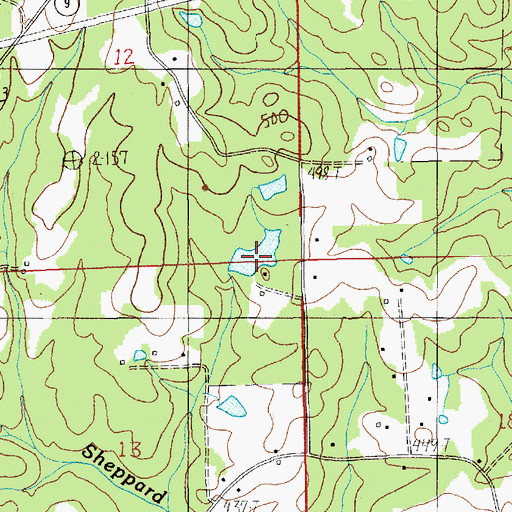 Topographic Map of Maier Lake, AL
