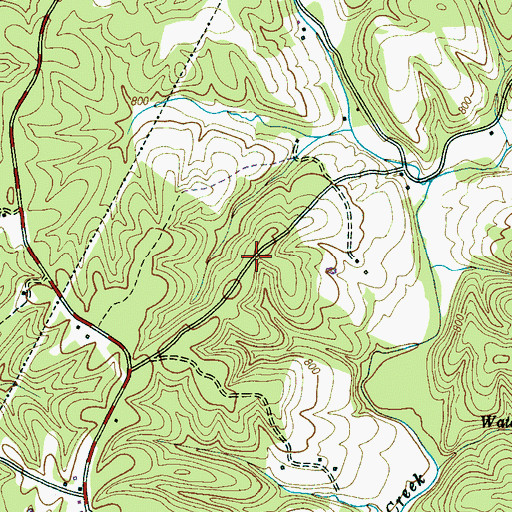 Topographic Map of Christian-Floyd Prospect, TN