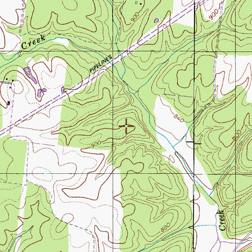 Topographic Map of Smith Bank Number Three Prospect, TN