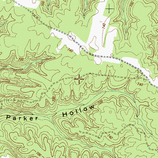 Topographic Map of District 7 (historical), TN