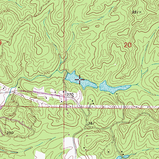 Topographic Map of Dogwood Lake, AL