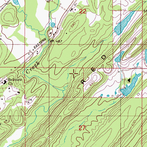 Topographic Map of Tannehill Valley Lake Dam, AL