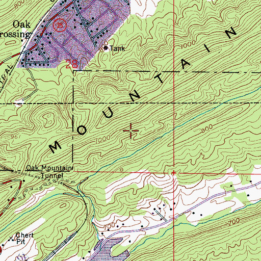 Topographic Map of Nash Lake, AL