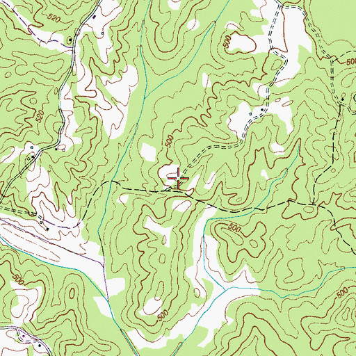 Topographic Map of Pike School (historical), TN