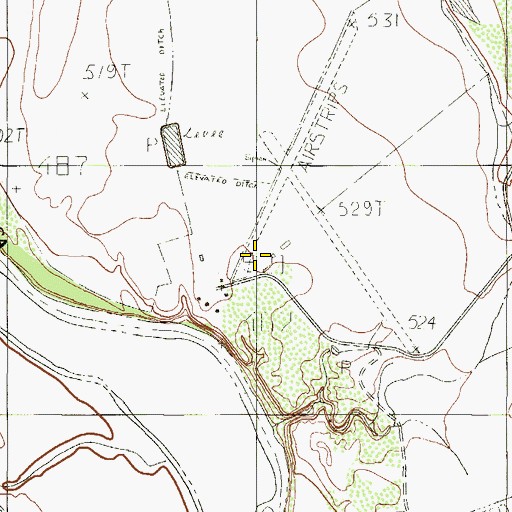 Topographic Map of Apache Ranch, TX