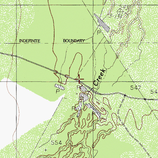 Topographic Map of Buena Vista Ranch, TX