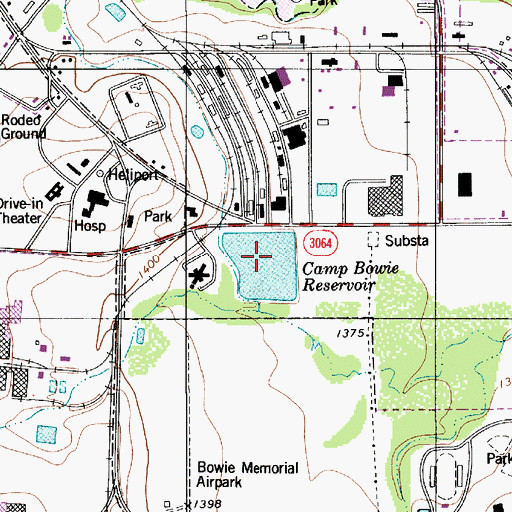 Camp Bowie Reservoir, TX