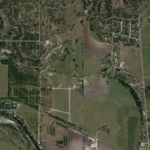 Aerial/Satellite Image of Cottonwood Hollow, TX