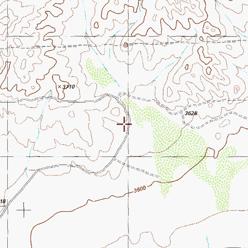 Topographic Map of Dog Canyon, TX