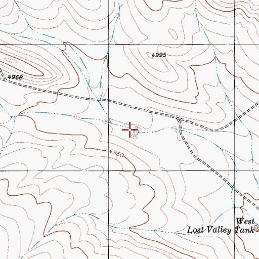 Topographic Map of East Hole Tank, TX
