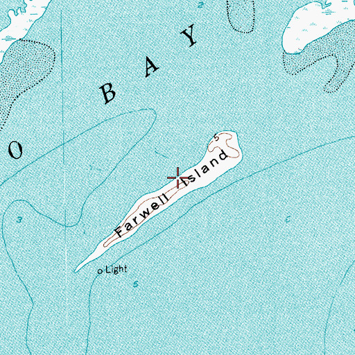Topographic Map of Farwell Island, TX