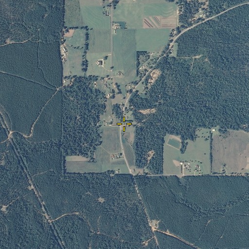 Aerial/Satellite Image of Little Rock Church of Assembly of the Lord Jesus Christ, AL